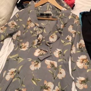 Floral long sleeve dress